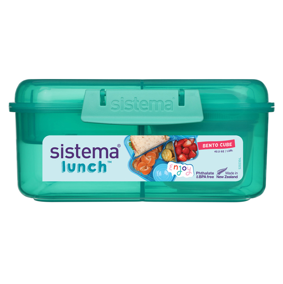 Sistema Lunch 3 komorová krabička s miskou a 2 tácky 1