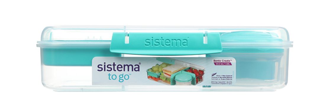 Sistema To Go tříkomorová krabička s nádobou a miskou 1