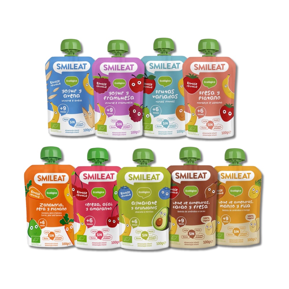 Smileat BIO testovací balíček kapsiček 6M+ 9 ks Smileat