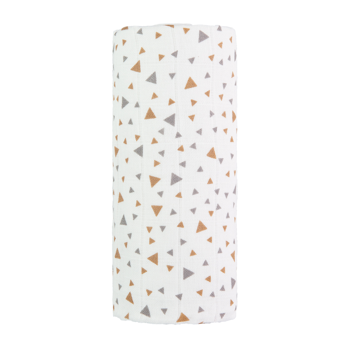 T-tomi Velká bavlněná TETRA osuška 120x120 cm 1 ks beige triangles T-tomi