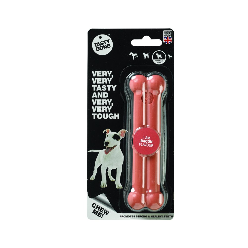 Tasty Bone Kostička nylonová pro malé psy - Slanina Tasty Bone