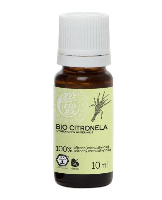 Tierra Verde Esenciální olej BIO Citronela 10 ml Tierra Verde
