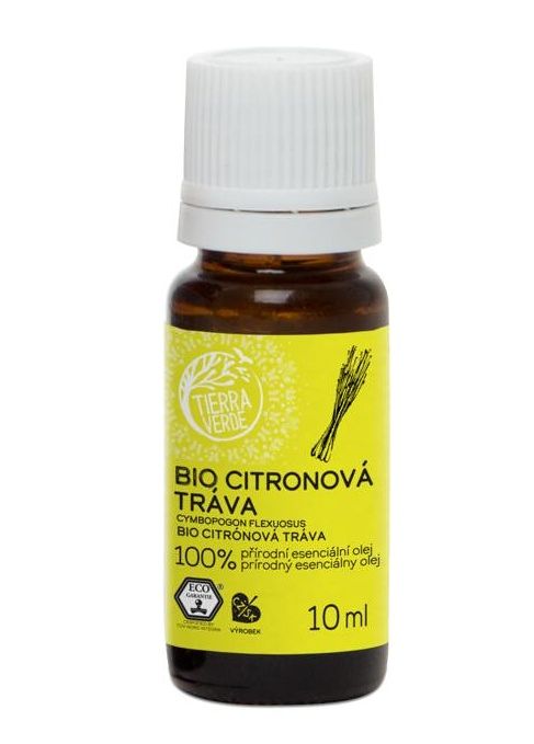 Tierra Verde Esenciální olej BIO Citronová tráva 10 ml Tierra Verde