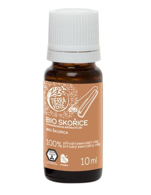 Tierra Verde Esenciální olej BIO Skořice 10 ml Tierra Verde