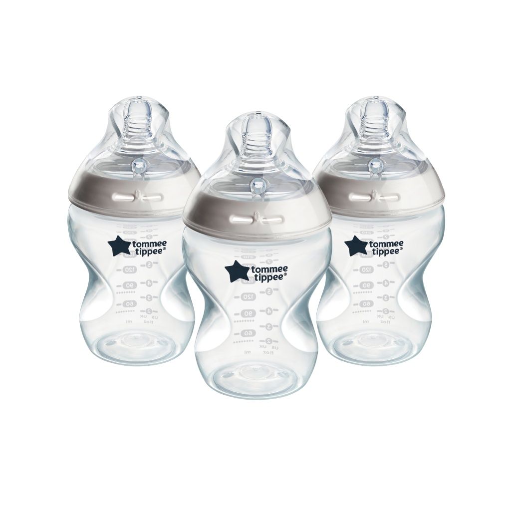 Tommee Tippee Natural Start Samosterilizační kojenecká lahev ANTI-COLIC pomalý průtok 0m+ 260 ml 3 ks Tommee Tippee