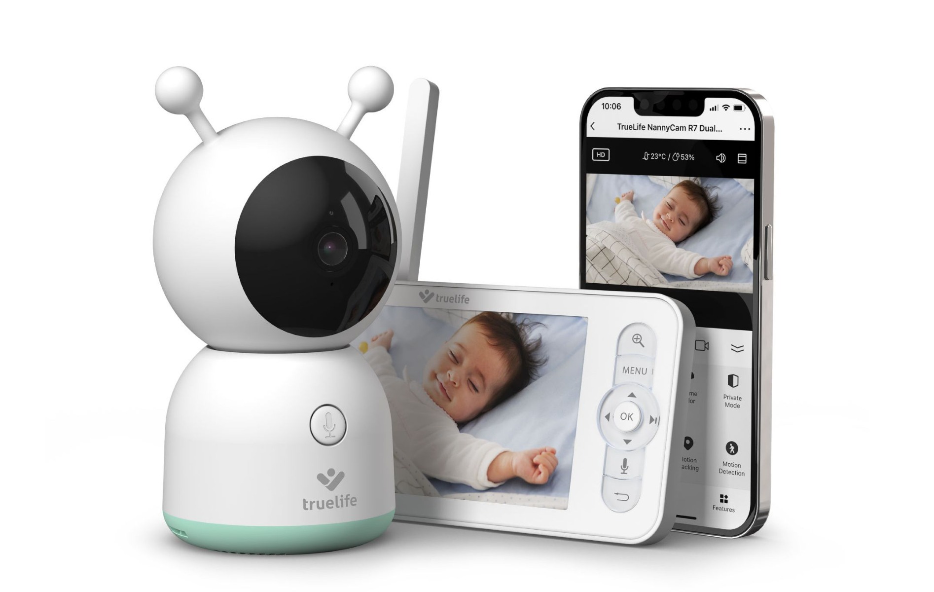 Truelife NannyCam R7 Dual Smart rotační chůvička Truelife