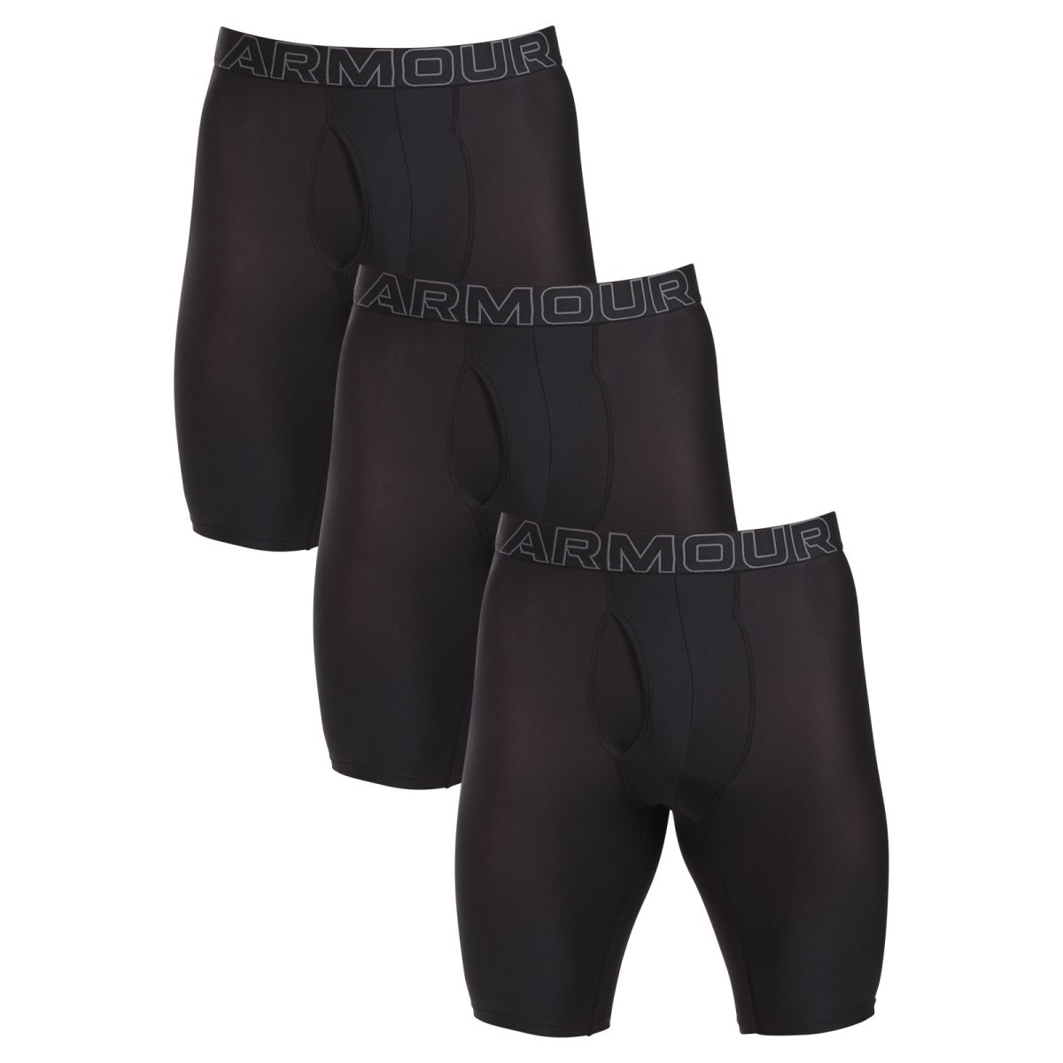 Under Armour 3PACK pánské boxerky černé (1383886 001) L Under Armour