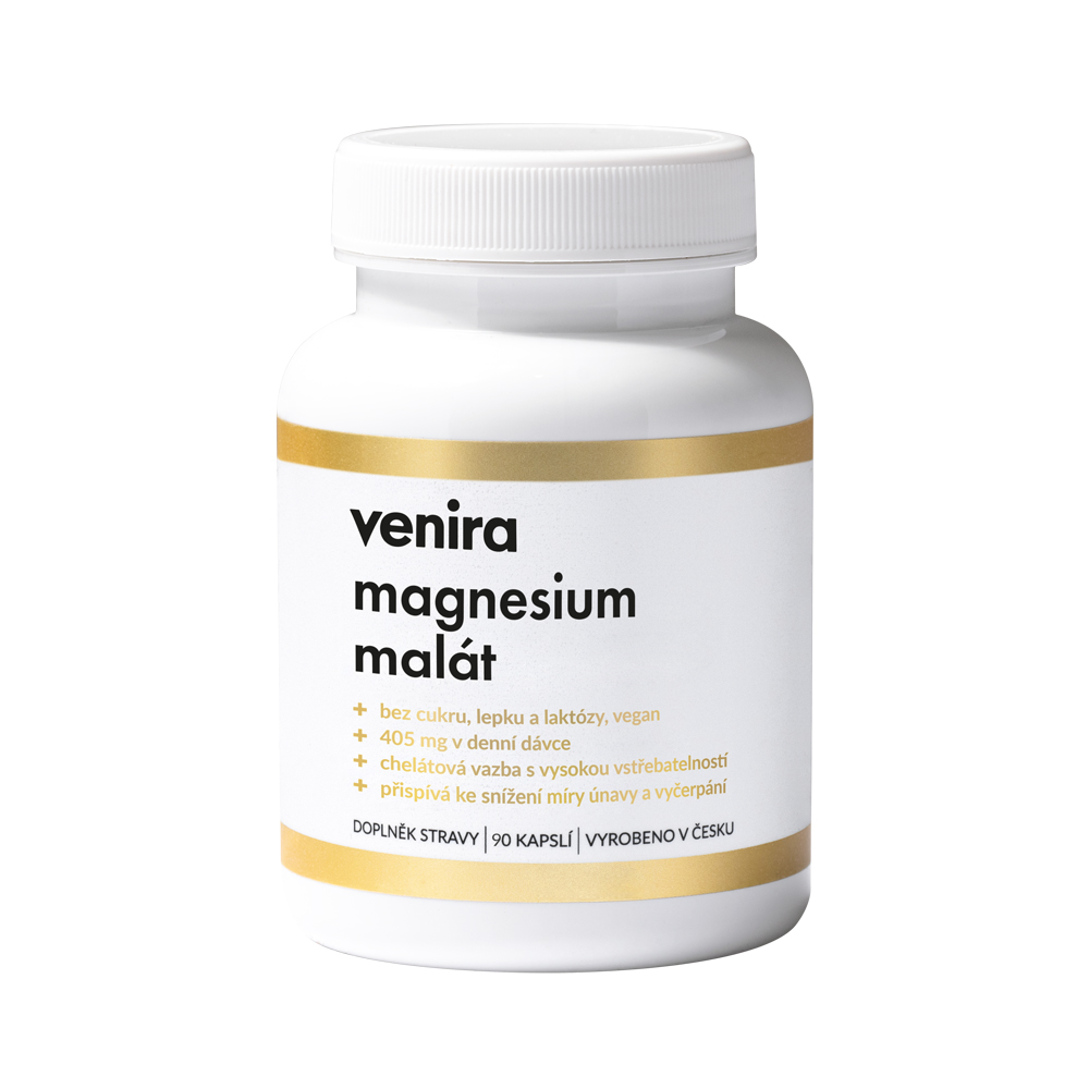 Venira Magnesium malát 90 kapslí Venira