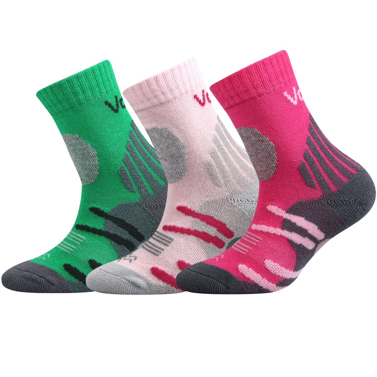 VoXX 3PACK dětské ponožky vícebarevné (Horalik-Mix A) 30/34 VoXX