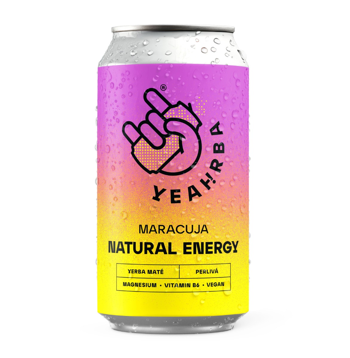 Yeahrba Natural Energy Drink Maracuja 330 ml Yeahrba
