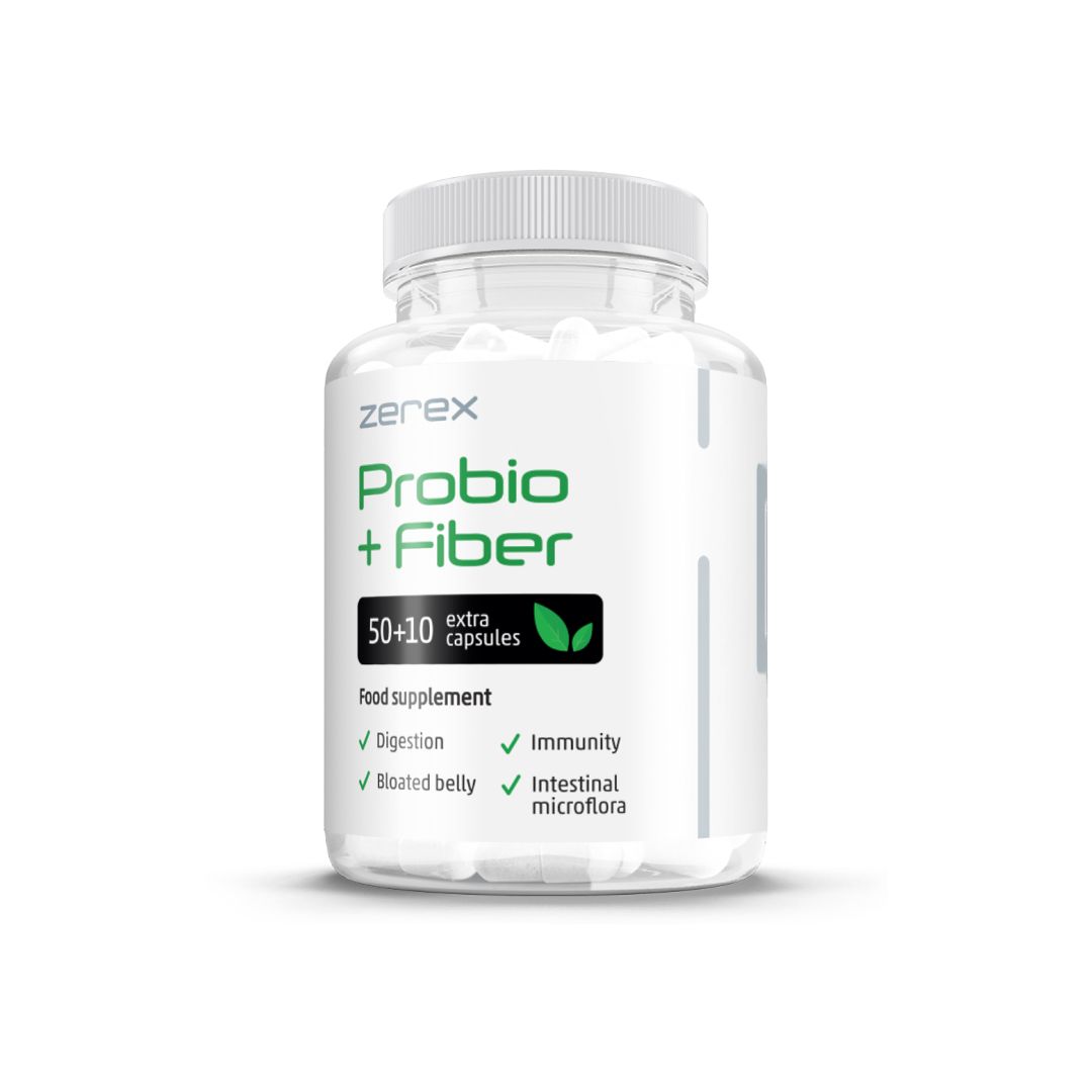 Zerex Probio + Vláknina 60 kapslí Zerex
