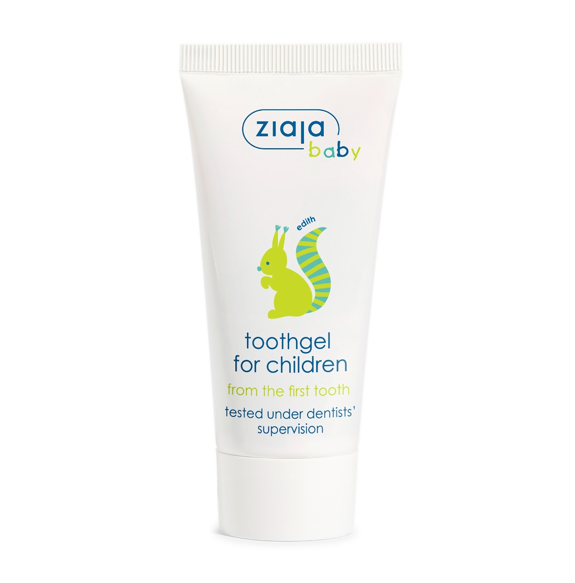 Ziaja Baby Zubní gel bez fluoru od 1. zoubku Veverka 6m+ 50 ml Ziaja