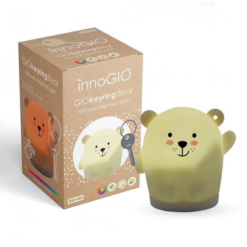 innoGIO silikonový přívěsek GIOkeyring Bear innoGIO