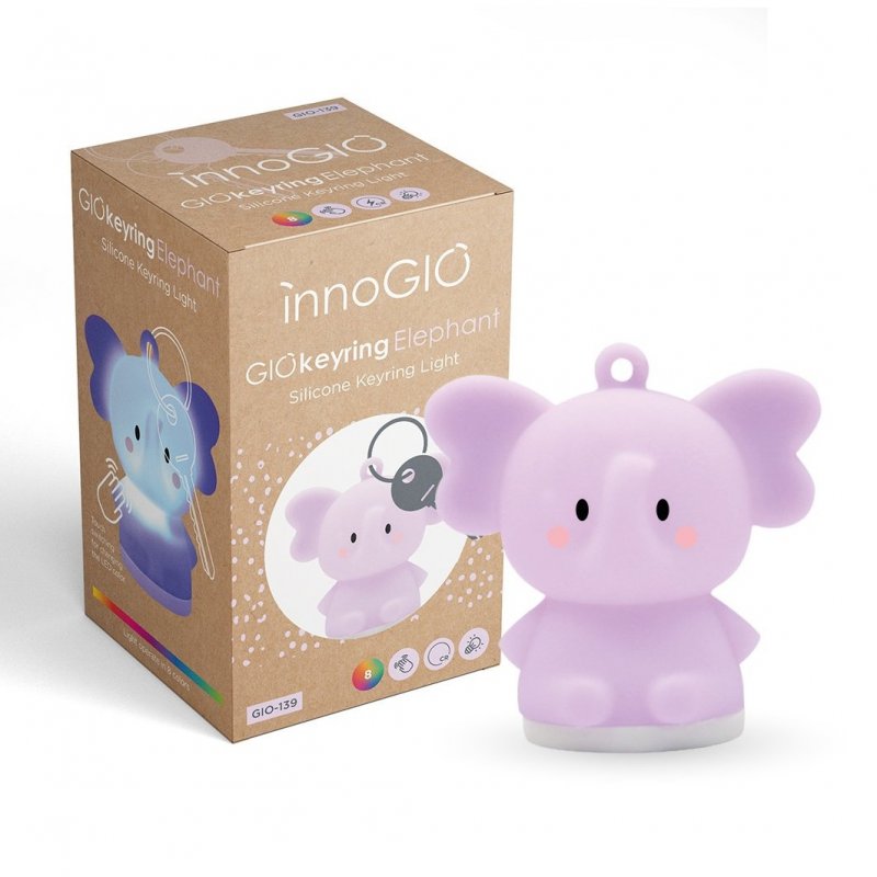 innoGIO silikonový přívěsek GIOkeyring Elephant innoGIO