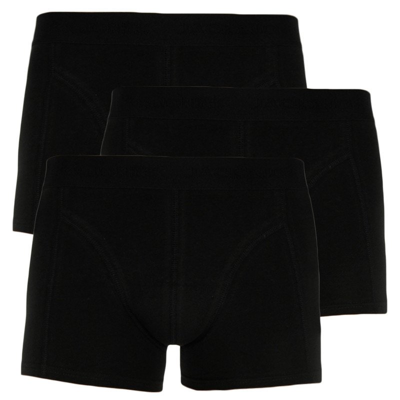 Jack and Jones 3PACK pánské boxerky černé (12127816 - black) XXL Jack & Jones