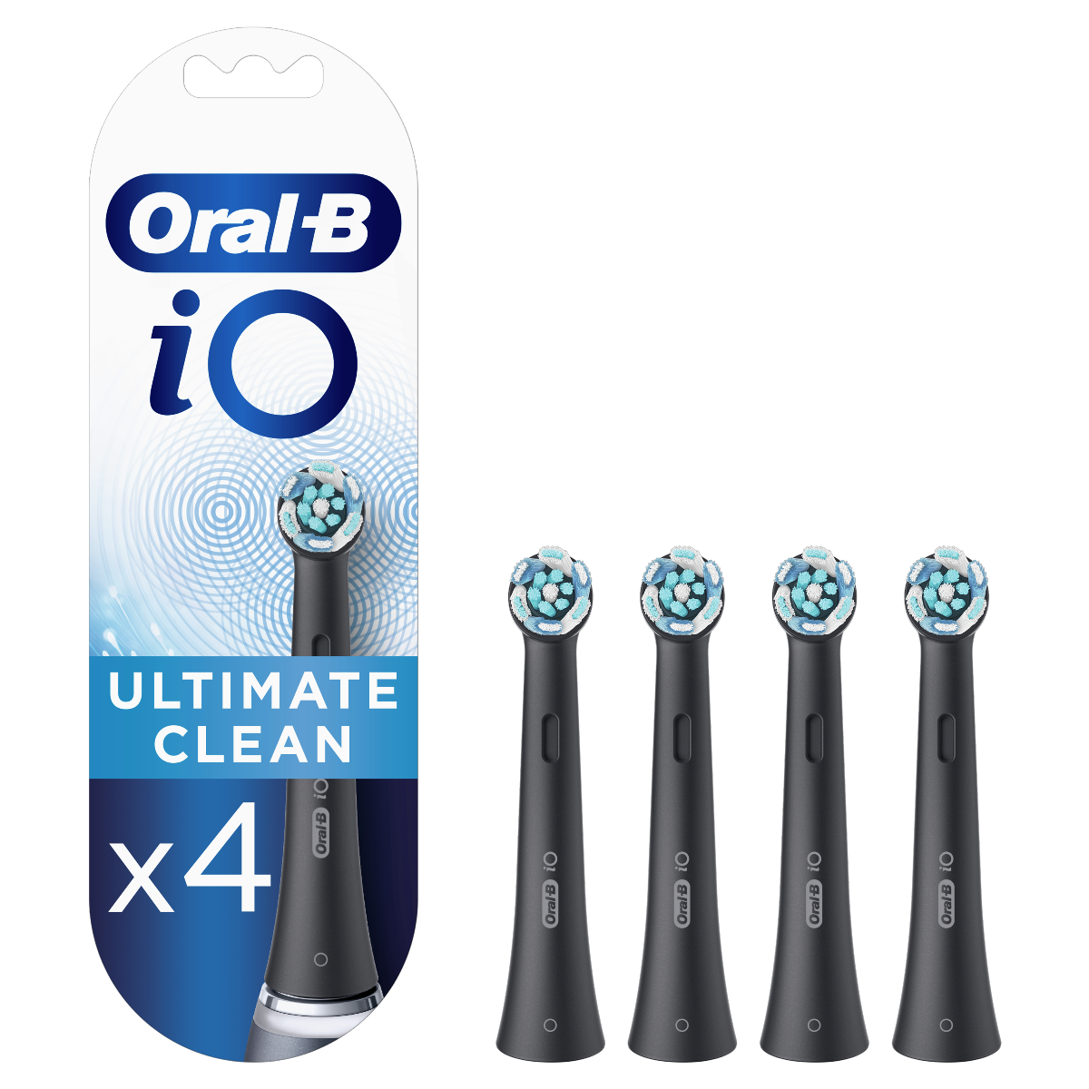Oral-B iO Ultimate Clean Black náhradní hlavice 4 ks Oral-B